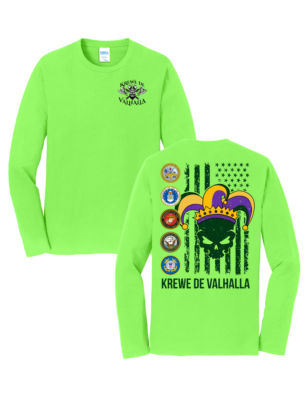 Krewe Mardi Gras Long Sleeve